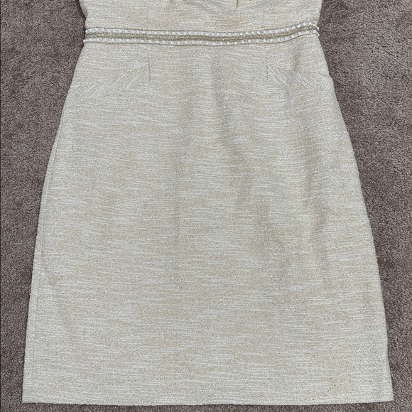 Lilly Pulitzer Dana Shift Dress in Gold Metallic Resort Boucle - Picture 3 of 11